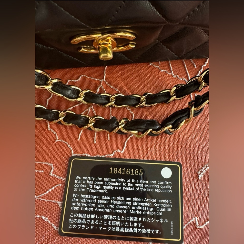 Authantic CHANEL Chanel Classic Maxi Double Flap Bag - Picture 12 of 16